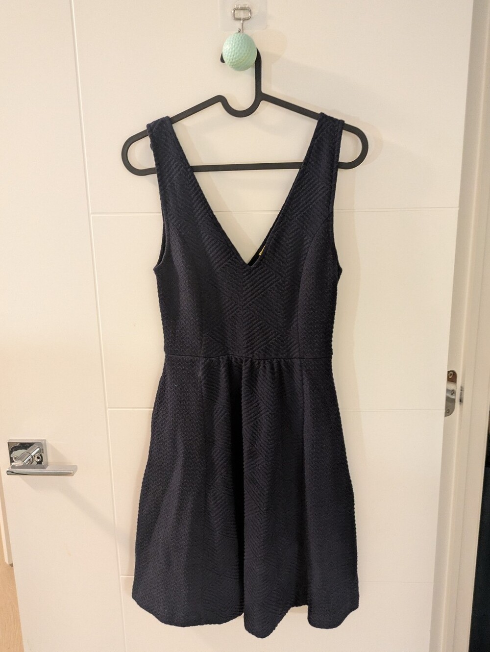 Navy Swing Dress Maeve Anthropologie